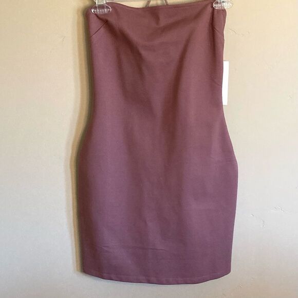 NEW Tobi Crisscross Front Strap Bodycon Mini Dress Dusty Rose Size S - Picture 6 of 11